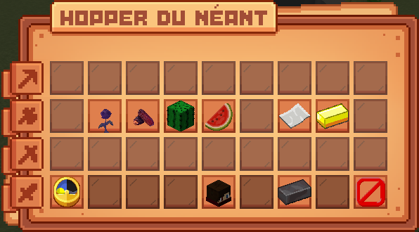 Inventaire du Hopper du Néant