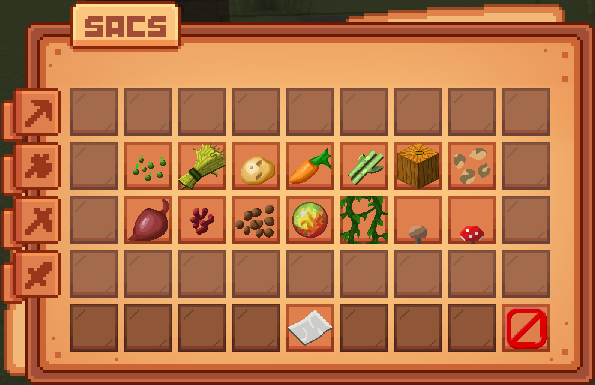 Inventaire du sac Fermier